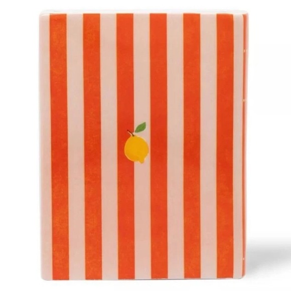 Target Perfect Pasta Ceramic Utensil Holder Cookbook Bullseye's Playground New - Picture 7 of 11